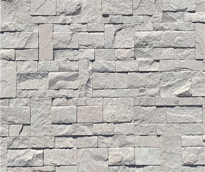 Witte zandstenen muursteenfunctie